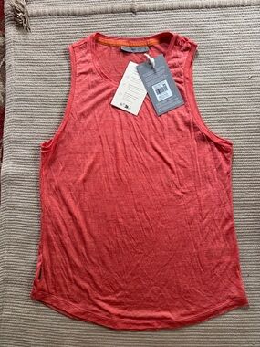 Icebreaker sphere II tank top cool lite vibrant earth heather NEW womens S